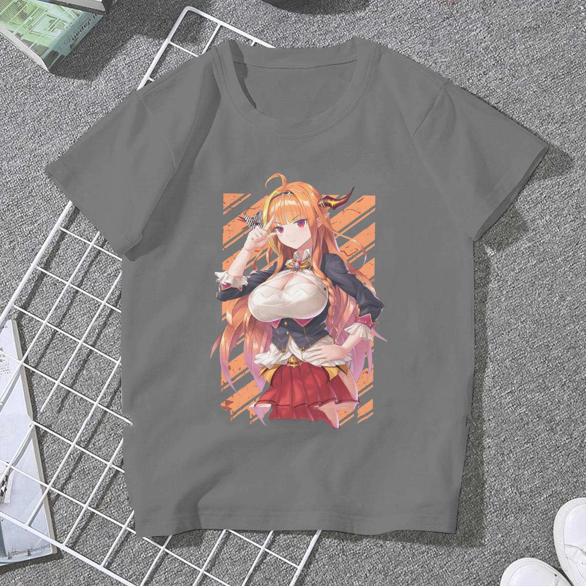 Kiryu Coco Virtual YouTuber Women Clothes Hololive VTuber Oversized T-shirt Goth Vintage Men Clothing, everythinganimee