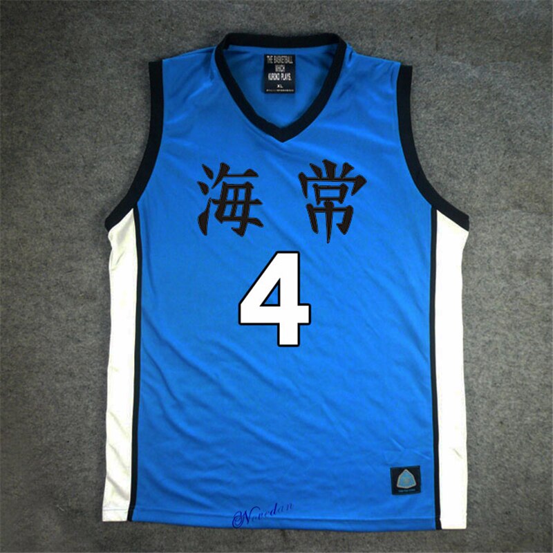 Anime Kuroko no Basuke/Basket Cosplay Kaijo School #7 Kise Ryota Basketball Jersey T Shirt Top Sportswear Uniform Costume, everythinganimee