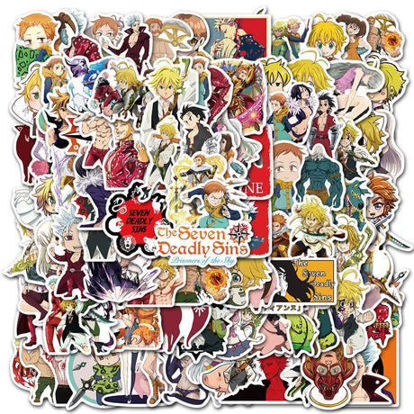 100pcs Anime Stickers Demon Slayer Hunter X Graffiti DIY Luggage Laptop Skateboard Phone Decal Sticker Toys