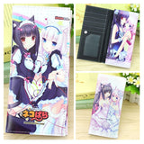 Anime NEKOPARA Synthetic Leather Wallet Long Card Holder Purse for Gift Money Bag, everythinganimee