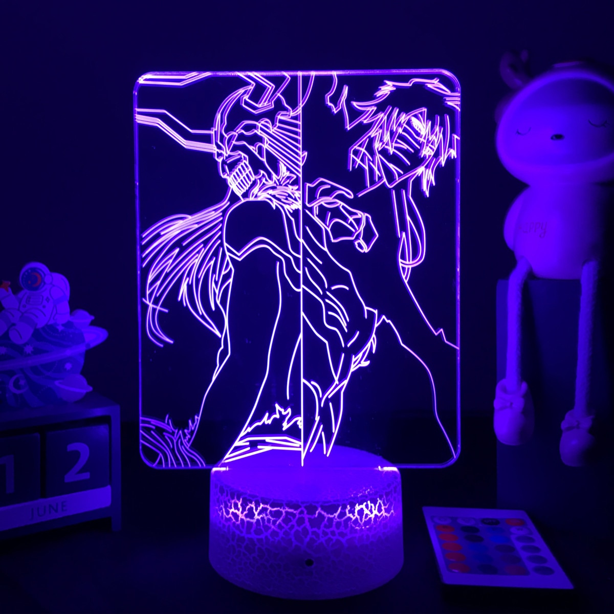 3D Anime Lamp Bleach Led Night Light for Kids Bedroom Decoration Bedside Lamp Gift for Children Study Room Decor Light 3d