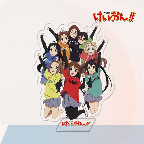 Japan Anime K-ON! Acrylic Stand Model Plate Cosplay Toys Hirasawa Yui Mio Tainaka Ritsu Kotobuki Tsumugi Nakano Azusa Desk Decor, everything animee