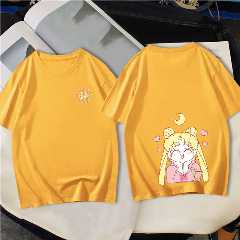 This shirt captures the magic of Usagi Tsukino. If you're looking for more Sailor Moon merch, we have it all! Check out our anime merch now—free shipping!