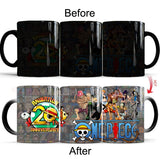 One piece color changing mugs