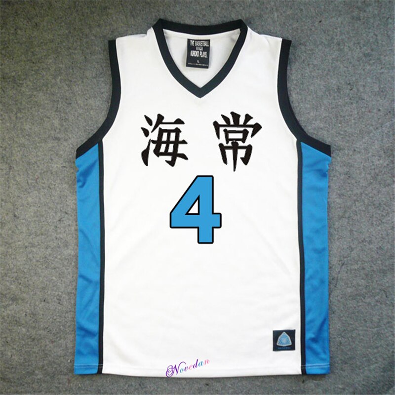 Anime Kuroko no Basuke/Basket Cosplay Kaijo School #7 Kise Ryota Basketball Jersey T Shirt Top Sportswear Uniform Costume, everythinganimee