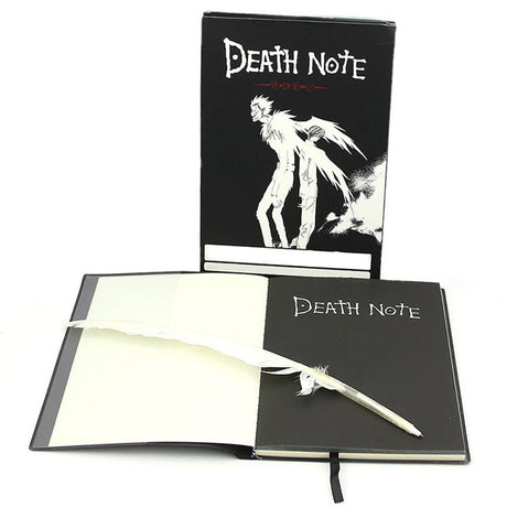 Anime Death Note Notebook Set Leather Journal Collectable Death Note Notebook School Large Anime Theme Writing Journal