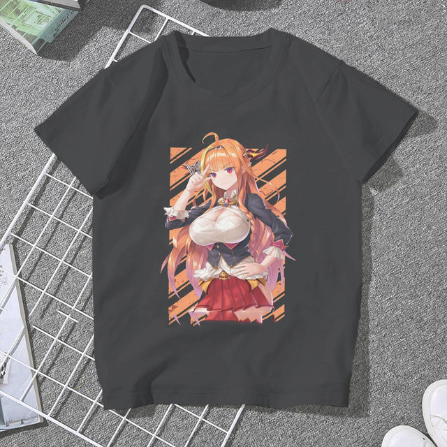 Kiryu Coco Virtual YouTuber Women Clothes Hololive VTuber Oversized T-shirt Goth Vintage Men Clothing, everythinganimee