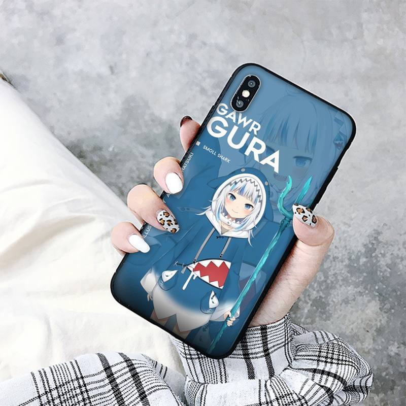 Hololive Gawr Gura IPhone Case Gawr Gura Merch Hololive Merch