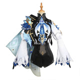 ROLECOS Game Genshin Impact Eula Cosplay Costume Genshin Impact Cosplay Costume Eula Outfit Halloween Cosplay Uniform Full Set, everythinganimee