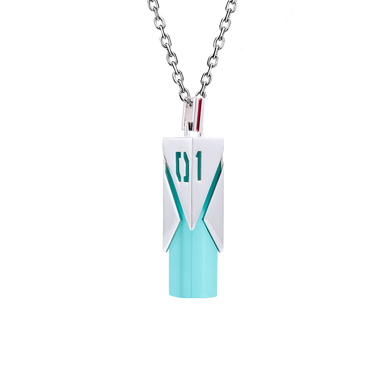Hatsune Miku Anime Necklace 925 Sterling Silver Pendant Manga Role Action Figure Cosplay Vocaloid New Trendy Gift, everythinganimee