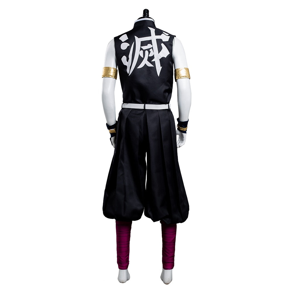 Demon Slayer Season 2 Uzui Tengen Cosplay Costume Outfits Halloween Carnival Suit, everythinganimee