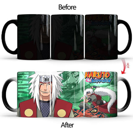 1Pcs New 350ml Anime Naruto Magic Color Changing Mugs Ceramic Coffee Milk Tea Cups Best Gift for Children Friends, everythinganimee