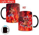 One piece color changing mugs