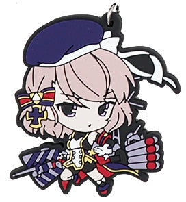 Azur Lane Anime Hood Enterprise Unicorn Akagi Kaga Akashi Z23 Javelin Laffey Rubber Anime Keychain, everything animee