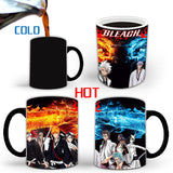 1Pcs New 350ml BLEACH Anime Color Change Mug Milk Coffee Tea Ceramics Cup Best Gift for Children Friends, everythinganimee