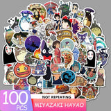 100pcs Anime Stickers Demon Slayer Hunter X Graffiti DIY Luggage Laptop Skateboard Phone Decal Sticker Toys