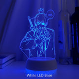 3d Led Night Lamp Anime Chainsaw Man Aki Hayakawa for Bedroom Decor Kids Birthday Gift Manga Chainsaw Man Led Light Bedside