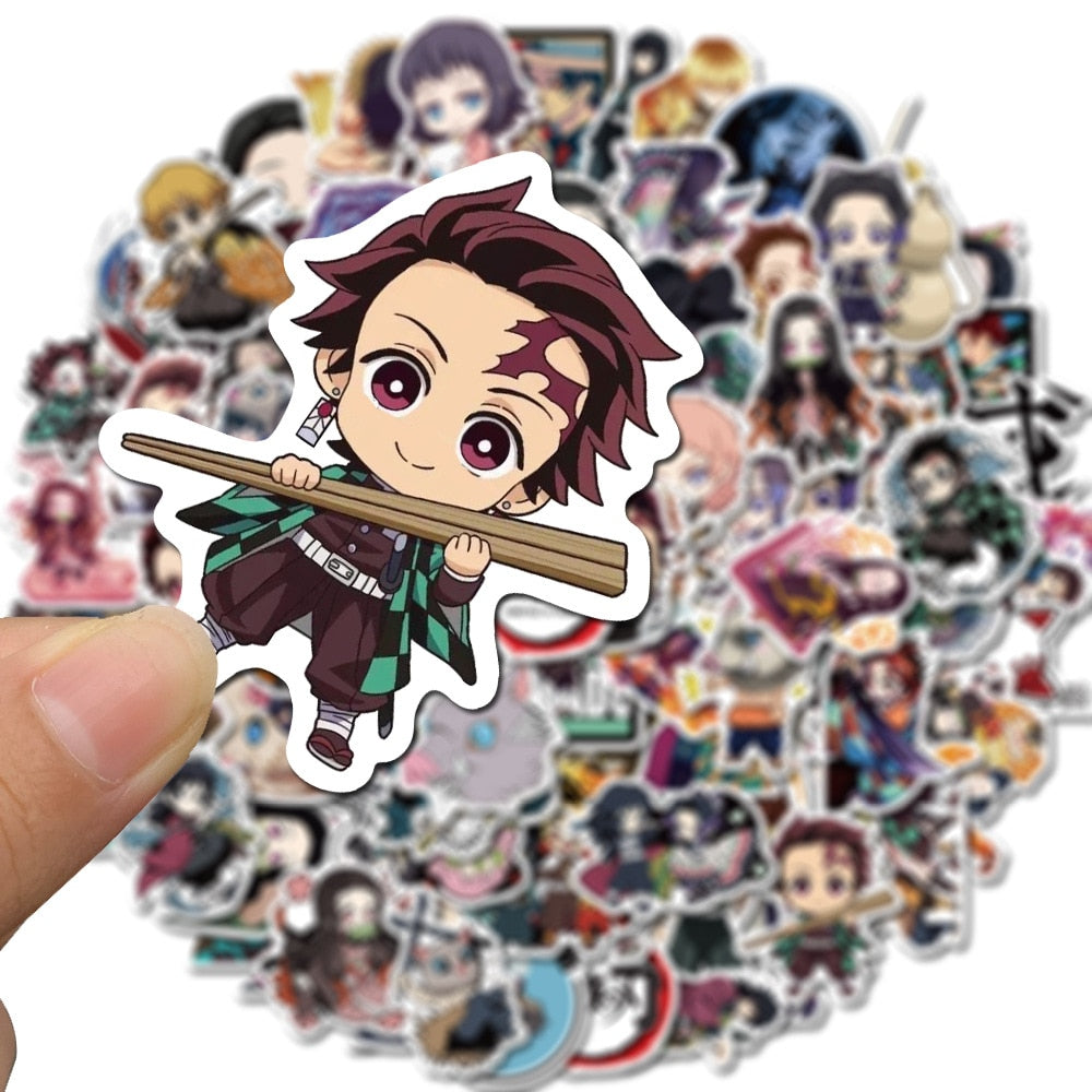 Kawaii Demon Slayer Stickers