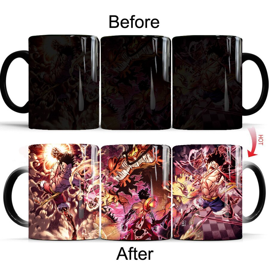 One piece color changing mugs