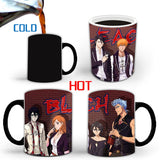 1Pcs New 350ml BLEACH Anime Color Change Mug Milk Coffee Tea Ceramics Cup Best Gift for Children Friends, everythinganimee