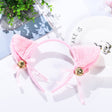 3 Colors Beautiful Masquerade Halloween Cat Ears Cosplay Cat Ear Anime Party Costume Bow Tie Bell Headwear Headband Anime