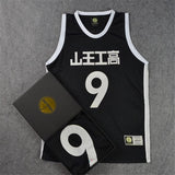 Slam Anime Cosplay Costume Akita Sannoh School No.9 Sawakita Eiji Jersey Sportswear Slamdunk Basketball Vest Tops, everythinganimee