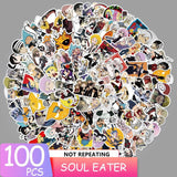 100pcs Anime Stickers Demon Slayer Hunter X Graffiti DIY Luggage Laptop Skateboard Phone Decal Sticker Toys