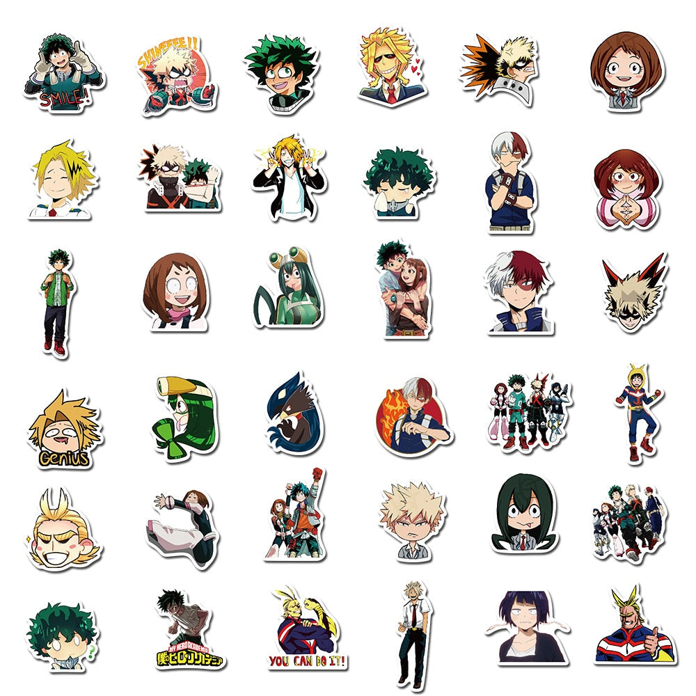 These stickers capture the magic of My Hero Academia! Explore our anime merch collection for more awesome finds—free shipping on all orders!