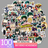 100pcs Anime Stickers Demon Slayer Hunter X Graffiti DIY Luggage Laptop Skateboard Phone Decal Sticker Toys