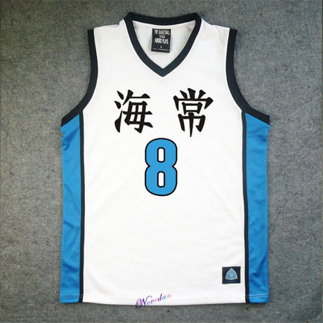 Anime Kuroko no Basuke/Basket Cosplay Kaijo School #7 Kise Ryota Basketball Jersey T Shirt Top Sportswear Uniform Costume, everythinganimee