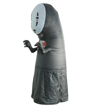 No Face Man Anime Miyazaki Hayao Spirited Away Kaonashi Cosplay Full Set Halloween Funny Costume Inflatable Garment, everythinganimee