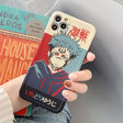 phone case featuring your favorite Jujutsu Kaisen characters, such as Yuji Itadori, Fushiguro Megumi on it. The case is compatible with iPhone 14, 13, 12, 11 Pro, X, Xs Max and XR.