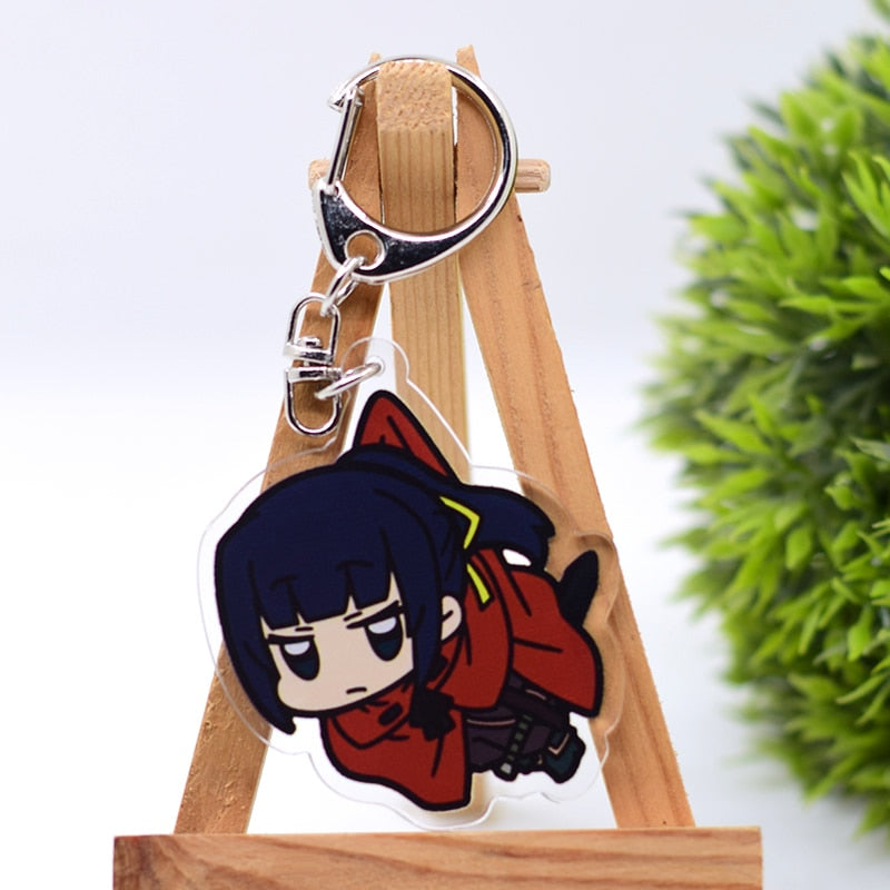 Overlord Keychain Double Sided Acrylic Cartoon Key Chain Pendant Anime Accessories Keyring Hot Sale, everything animee