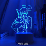 3d Led Night Lamp Anime Chainsaw Man Aki Hayakawa for Bedroom Decor Kids Birthday Gift Manga Chainsaw Man Led Light Bedside