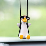 Swinging Penguin Car Charm 🐧🚗