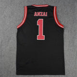 Anime SLAM Cosplay Costume Shohoku School Basketball Team 1-15 Sakuragi Hanamichi Jersey Tops T Shirt Sports Wear Uniform Black, everythinganimee