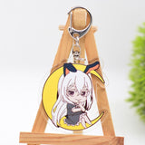 RE:Zero Keychain Series -1 Double Sided Acrylic Cartoon Key Chain Pendant Anime Accessories Keyring Hot Sale, everything animee