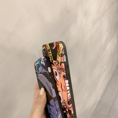 Anime Jujutsu Kaisen Yuji Itadori Fushiguro Megumi Phone Case For IPhone 14 13 12 11 Pro X Xs Max XR Silicone Soft Cover, everything animee