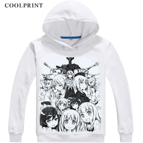 Anime Girls und Panzer Hoodies Hooded Hoodie Manga Garuzu ando Pantsa Katyusha Alice Shimada sensha-do Cosplay Sweatshirts, everythinganimee