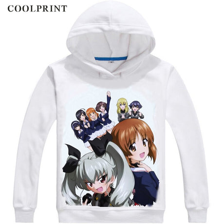 Anime Girls und Panzer Hoodies Hooded Hoodie Manga Garuzu ando Pantsa Katyusha Alice Shimada sensha-do Cosplay Sweatshirts, everythinganimee