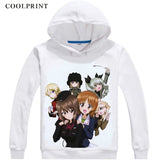 Anime Girls und Panzer Hoodies Hooded Hoodie Manga Garuzu ando Pantsa Katyusha Alice Shimada sensha-do Cosplay Sweatshirts, everythinganimee