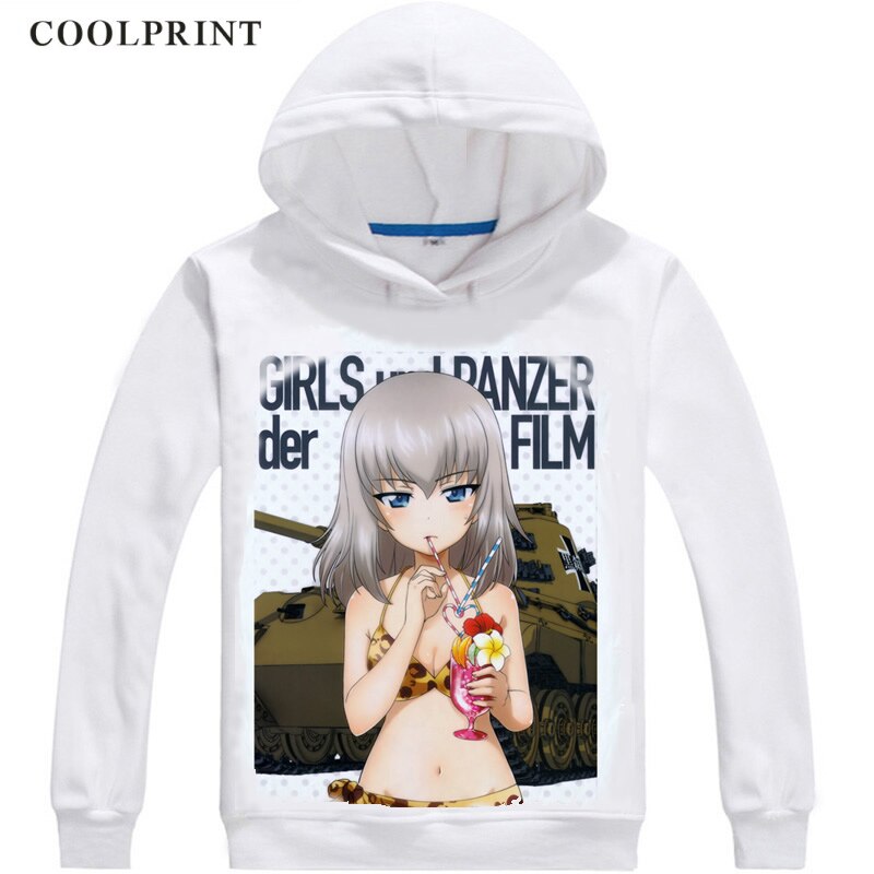 Anime Girls und Panzer Hoodies Hooded Hoodie Manga Garuzu ando Pantsa Katyusha Alice Shimada sensha-do Cosplay Sweatshirts, everythinganimee