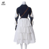 ROLECOS Violet Evergarden Cosplay Costume Anime Violet Evergarden Costume for Women Halloween (Top + Dress + Gloves) Size S-3XL, everythinganimee