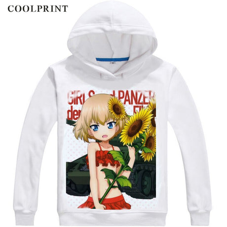 Anime Girls und Panzer Hoodies Hooded Hoodie Manga Garuzu ando Pantsa Katyusha Alice Shimada sensha-do Cosplay Sweatshirts, everythinganimee