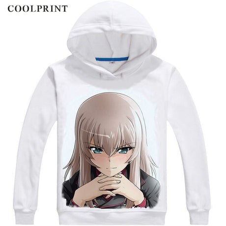 Anime Girls und Panzer Hoodies Hooded Hoodie Manga Garuzu ando Pantsa Katyusha Alice Shimada sensha-do Cosplay Sweatshirts, everythinganimee