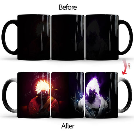 1Pcs New 350ml Anime Naruto Magic Color Changing Mugs Ceramic Coffee Milk Tea Cups Best Gift for Children Friends, everythinganimee