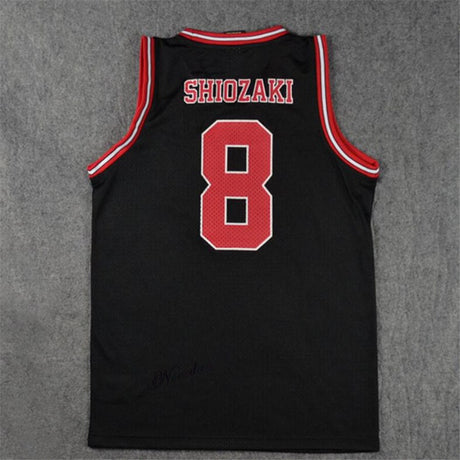 Anime SLAM Cosplay Costume Shohoku School Basketball Team 1-15 Sakuragi Hanamichi Jersey Tops T Shirt Sports Wear Uniform Black, everythinganimee