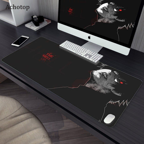 Gaming Accessories Mouse Pad Tokyo Ghoul Mousepad Anime Cartoon Large Mouse Mat Big Mause Pad Keyboard Computer Gamer Desk Mat, everything animee