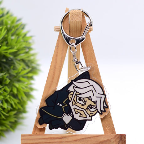 Overlord Keychain Double Sided Acrylic Cartoon Key Chain Pendant Anime Accessories Keyring Hot Sale, everything animee