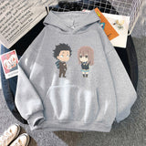 Anime A Silent Voice Printed Hoodies Women Manga Shouko Oversized Hooded Shouya Fashion Casual Unisex Pullover Sweatshirts, everything animee